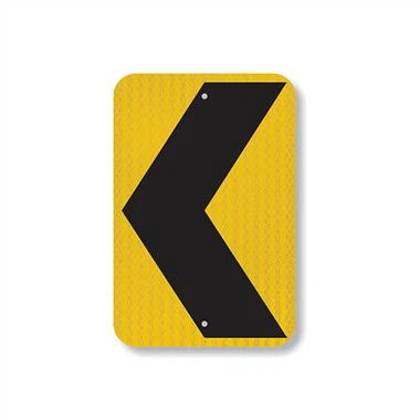 Senyal de fletxa reflectant de grau d'alta intensitat